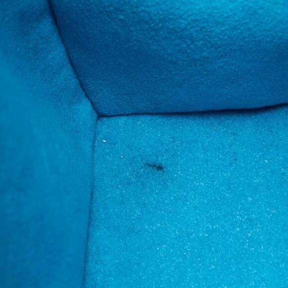 Louis Vuitton Blue NanoGram Monogram Embossed Leather Speedy Bandouliere 20 Bag - Picture 10 of 11